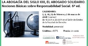 La Fundación Profesor Uría coordina el curso “La abogacía del siglo XXI, el abogado solidario. Nociones básicas sobre responsabilidad social”