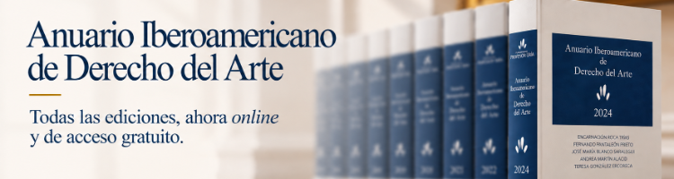La colección completa del Anuario Iberoamericano de Derecho del Arte, disponible online